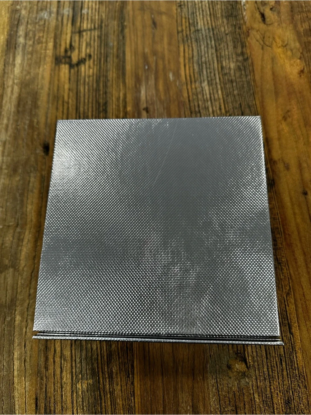 Tom Ford Silver Gray Textured empty box